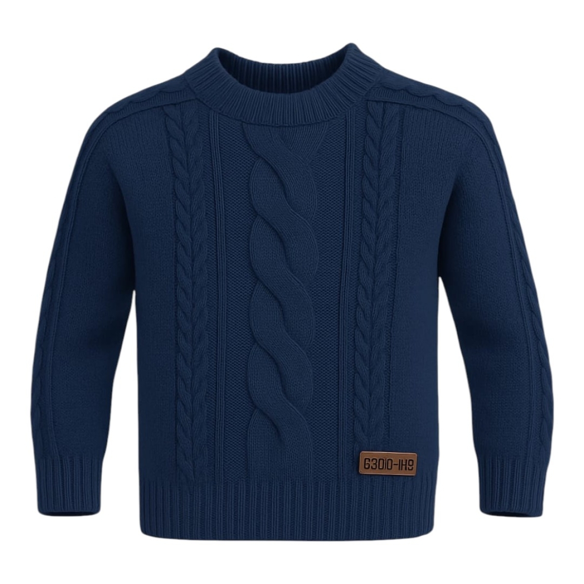 SAÇ ÖRGÜ DESENLİ BEBE KAZAK 3200