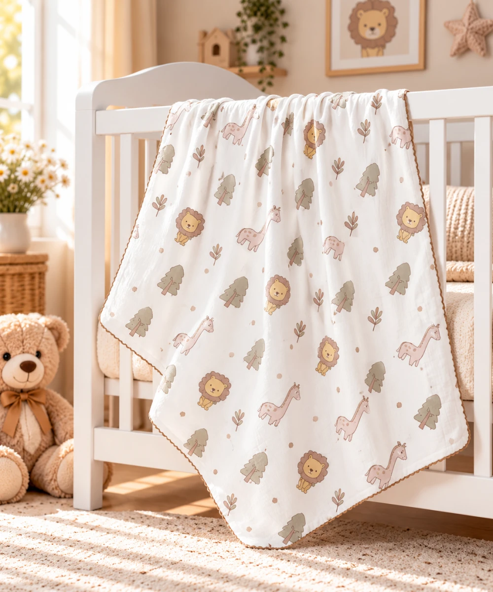 SAFARİ PENYE PAMUKLU BEBE BATTANİYE 8017