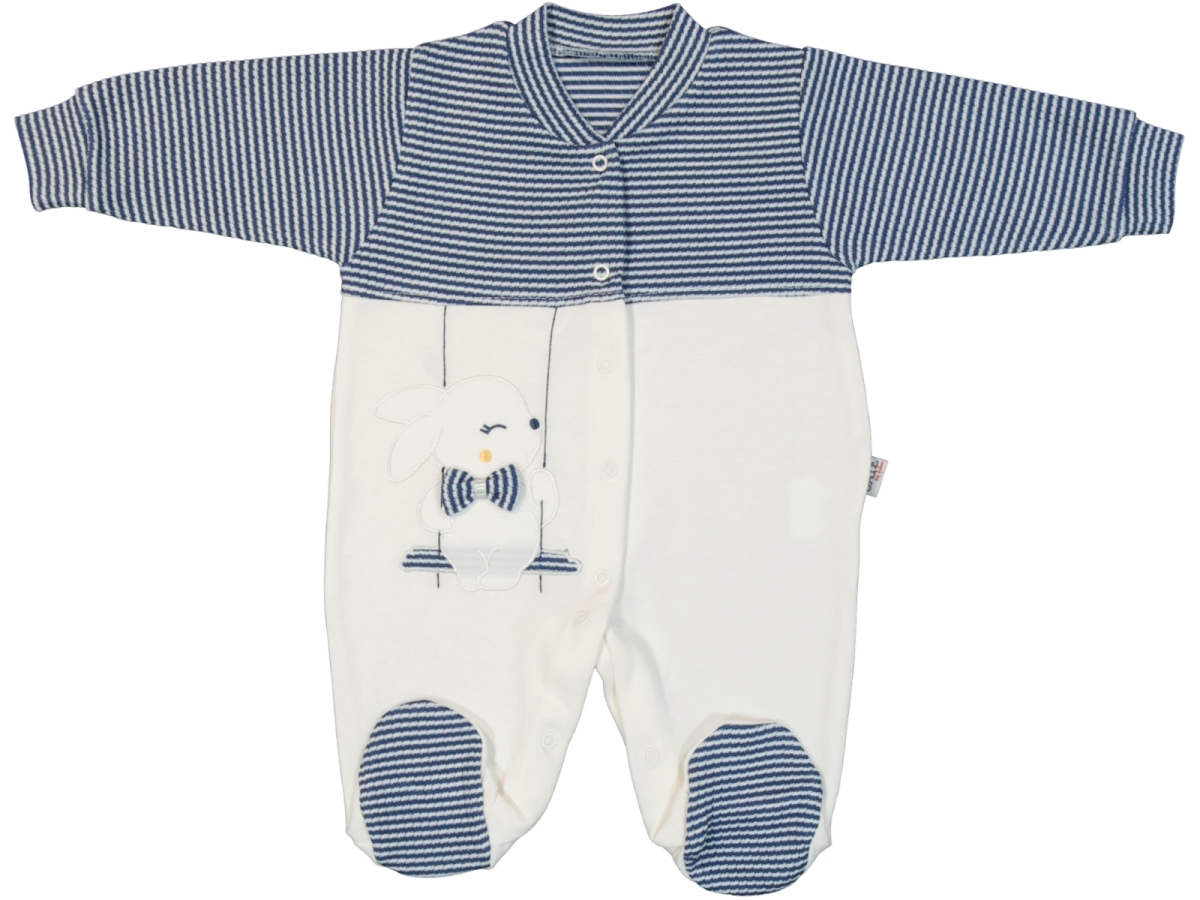 SALLANAN TAVŞAN NAKIŞLI BEBE TULUM 2410