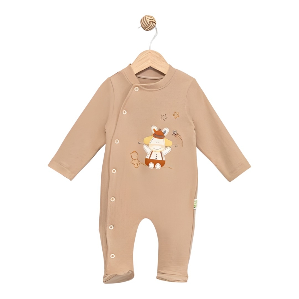 SEVİMLİ İNEK NAKIŞLI PENYE BEBE TULUM 1289