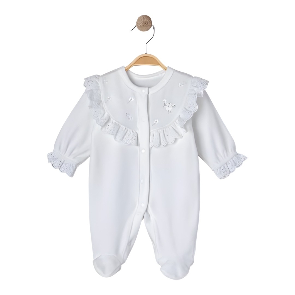 SİMLİ KUŞ NAKIŞLI PENYE BEBE TULUM 2427