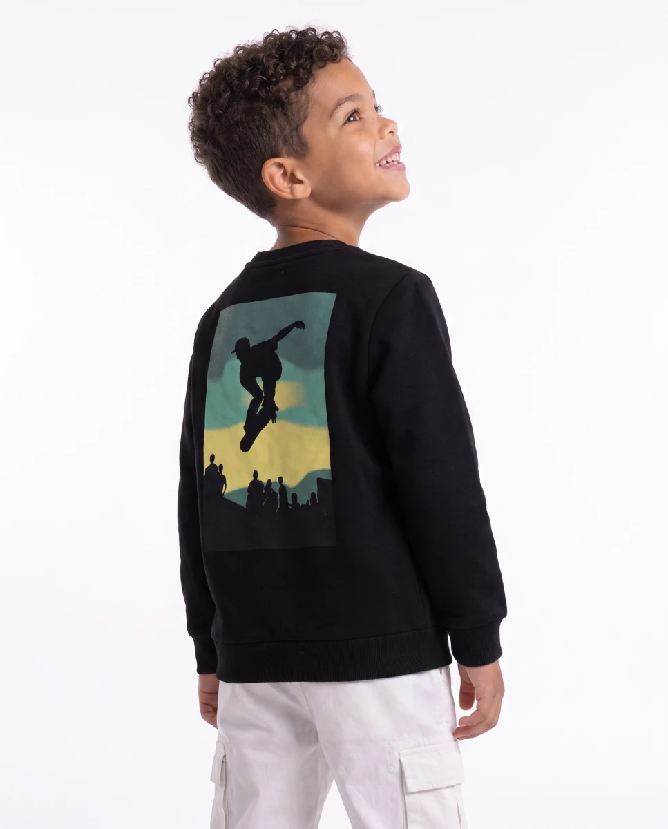 SINCE 1969 BASKILI 3 İP ERKEK ÇOCUK SWEAT 4190