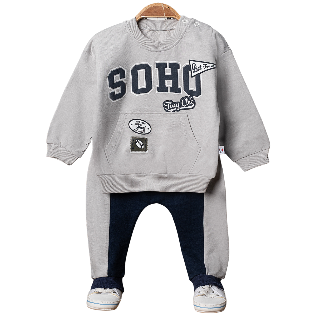 SOHO BASKILI 2 Lİ PENYE BEBE TAKIM 2525