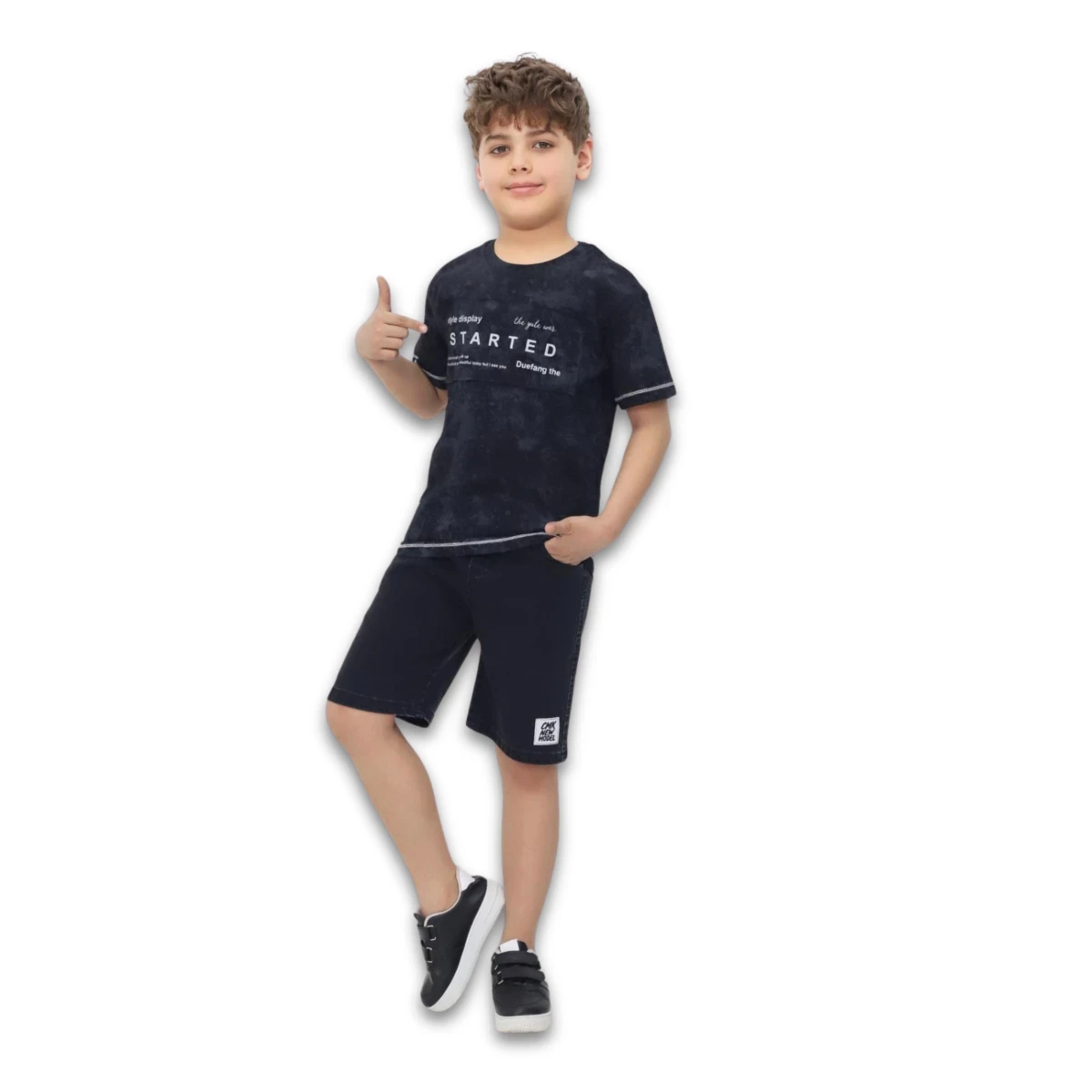 STARTED BASKILI ŞORTLU ERKEK ÇOCUK TAKIM 80510