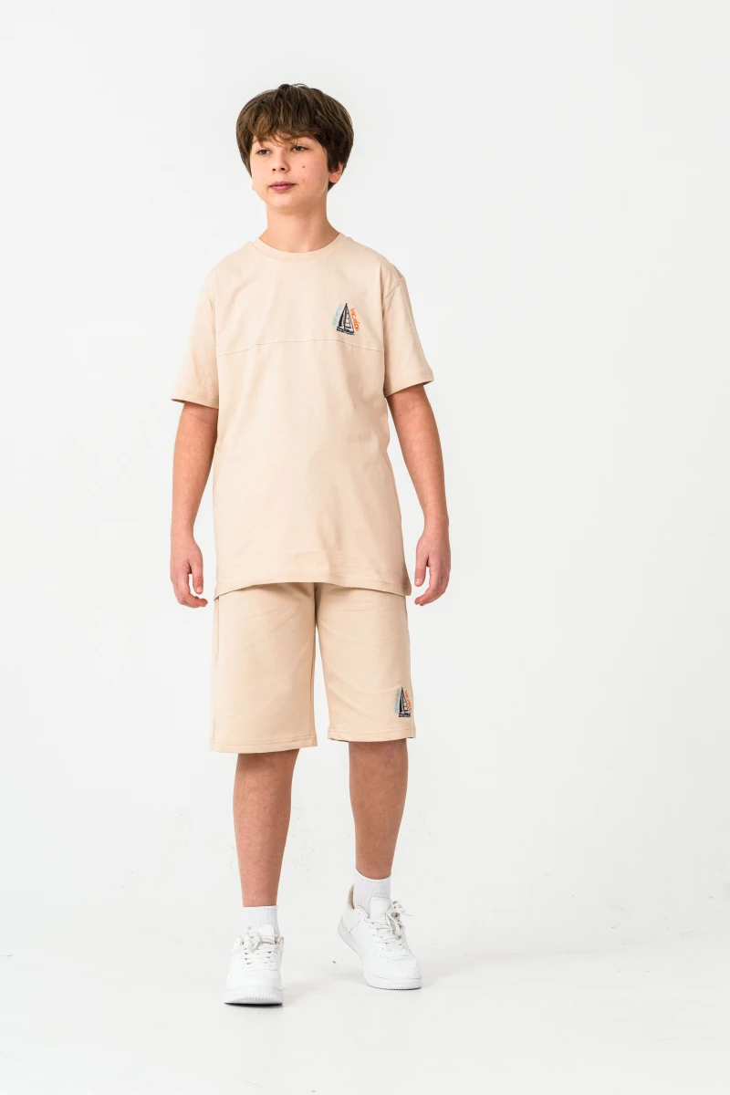 SUMMER YELKEN NAKŞLI KAPRİLİ ERKEK ÇOCUK TAKIM 86021