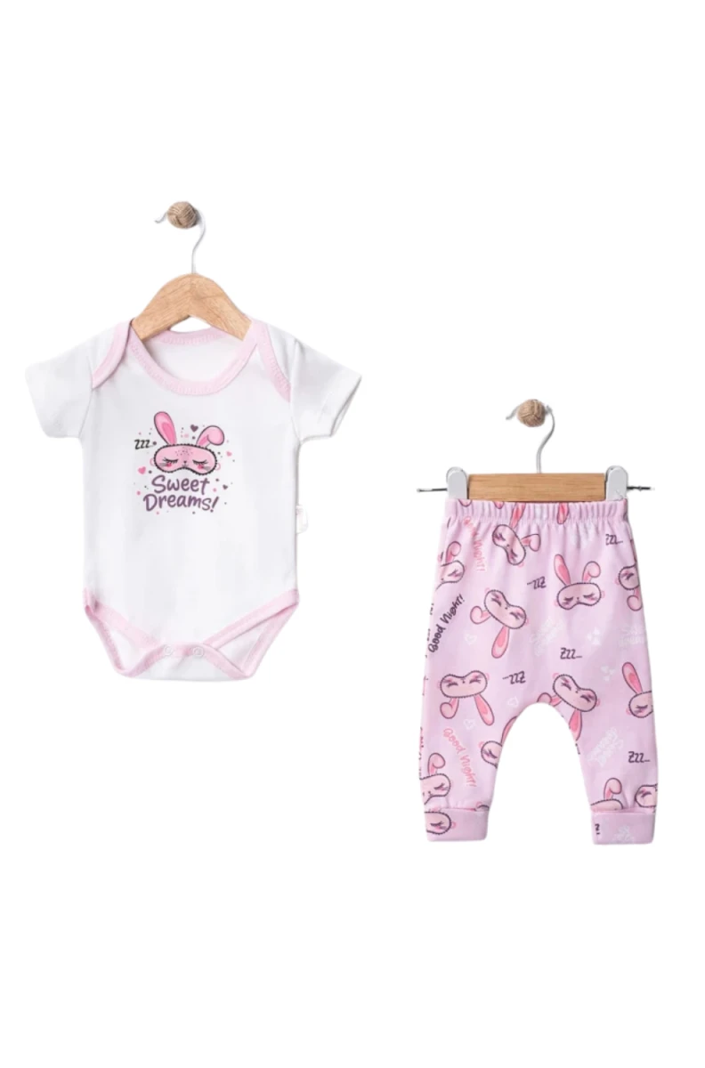 SWEET DREAMS BADİLİ KIZ BEBE 2Lİ TAKIM 40018