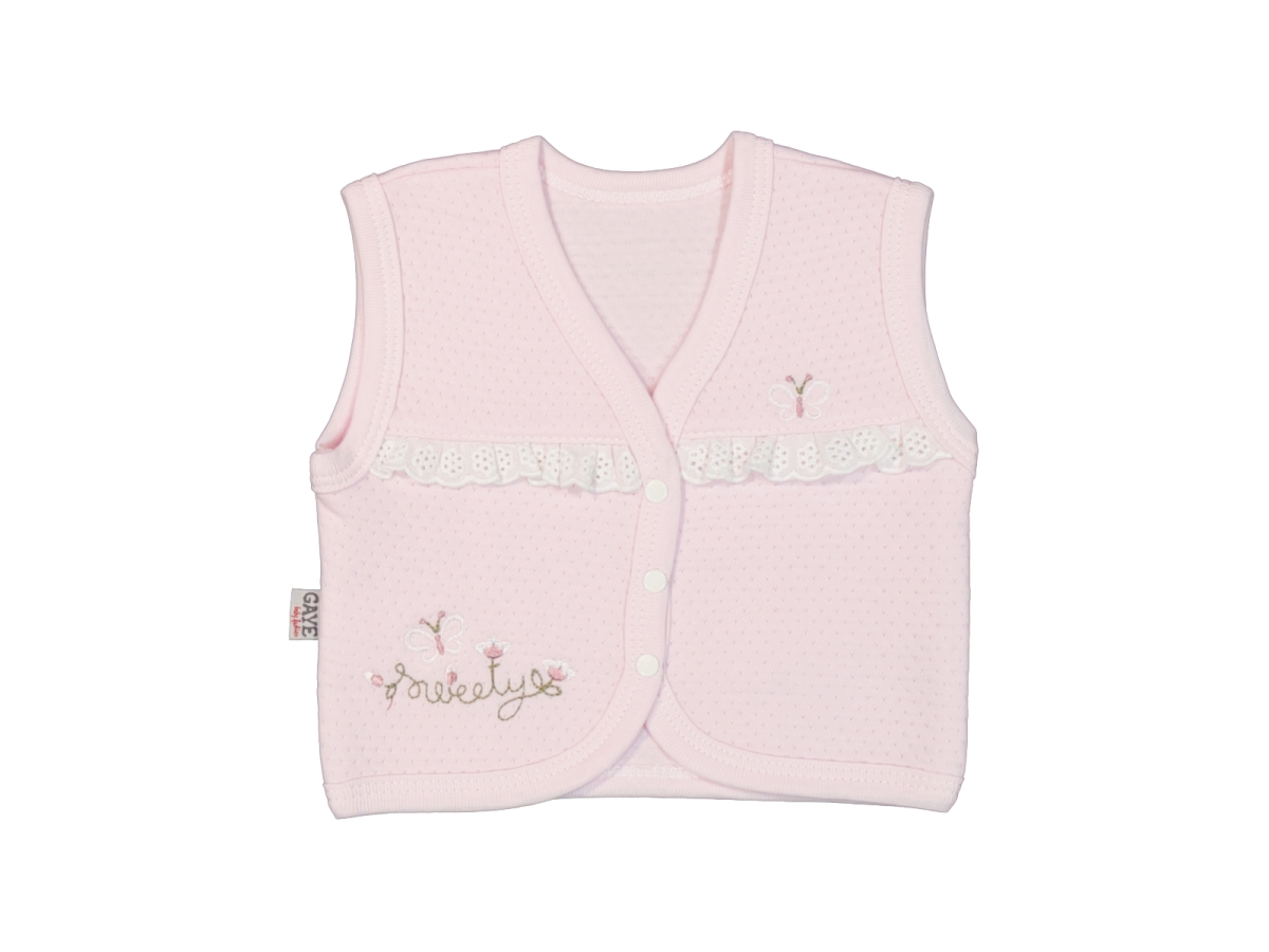 SWETY KELEBEK NAKIŞLI PENYE BEBE YELEK 4490