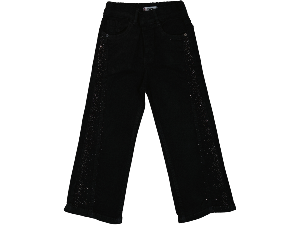 TAŞ İŞLEMELİ KIZ ÇOCUK KOT PANTALON 1320