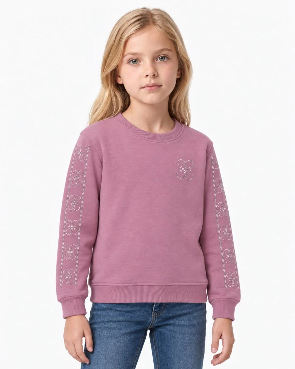 TAŞLI 3 İP KIZ ÇOCUK SWEAT  4955