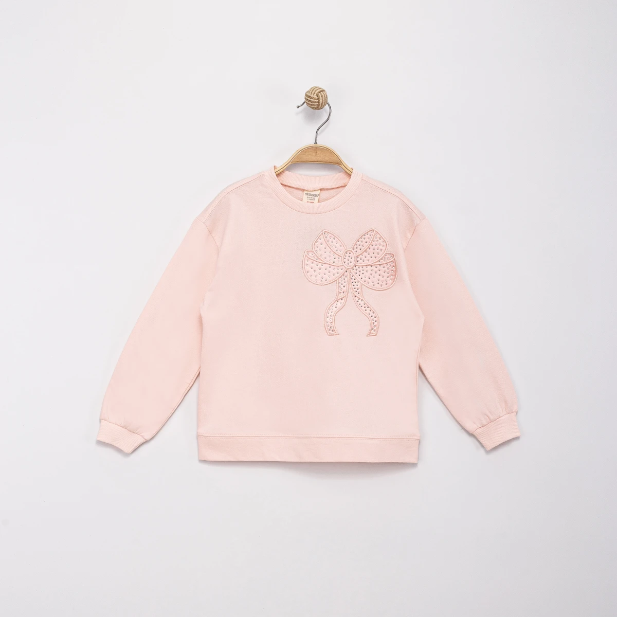TAŞLI FİYONK APLİKELİ 2 İP SWEAT 0222-3