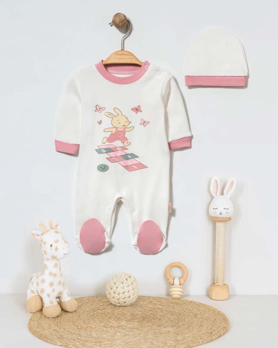 TAVŞAN BASKILI PENYE BEBE TULUM 101