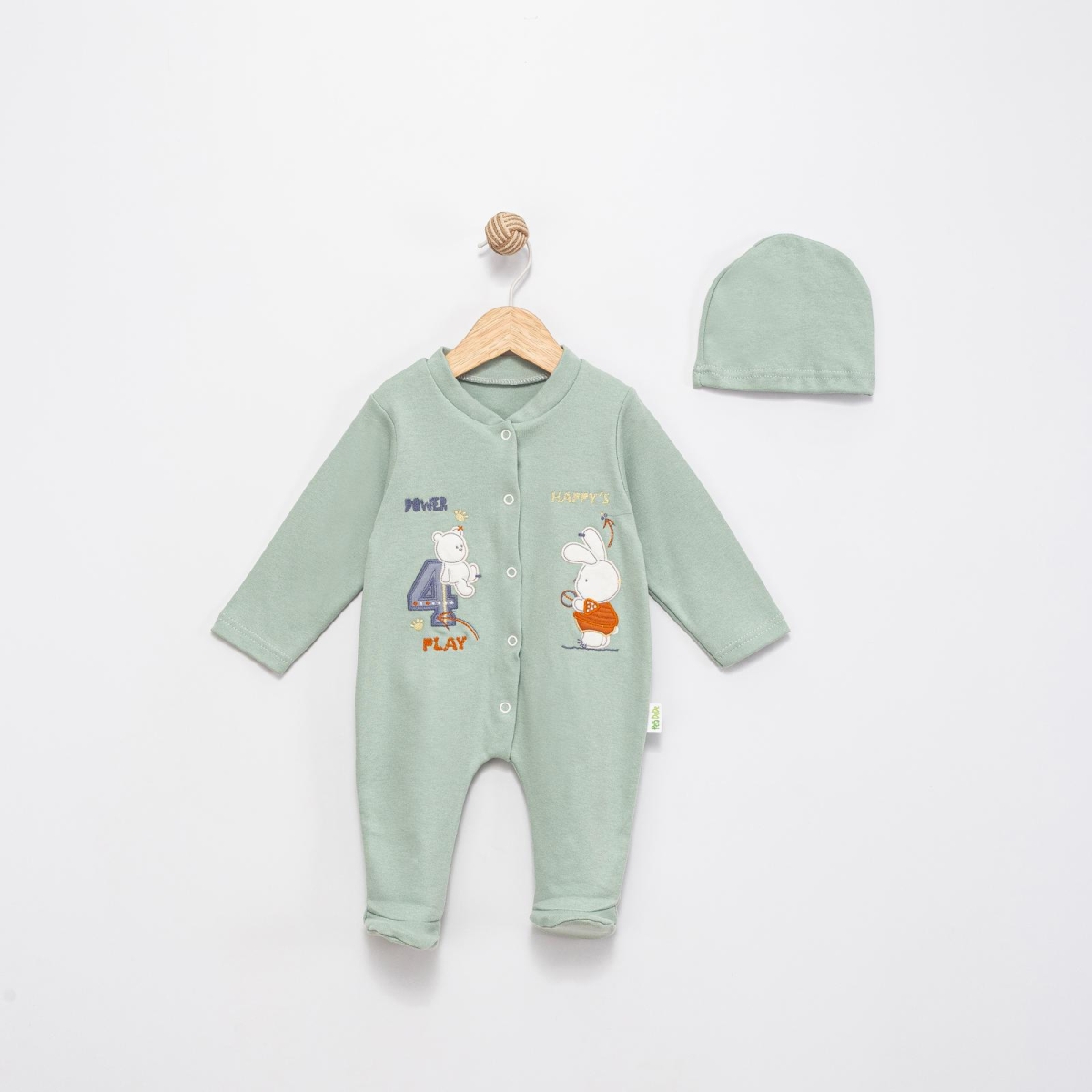 TAVŞAN NAKIŞLI PENYE BEBE TULUM 1290