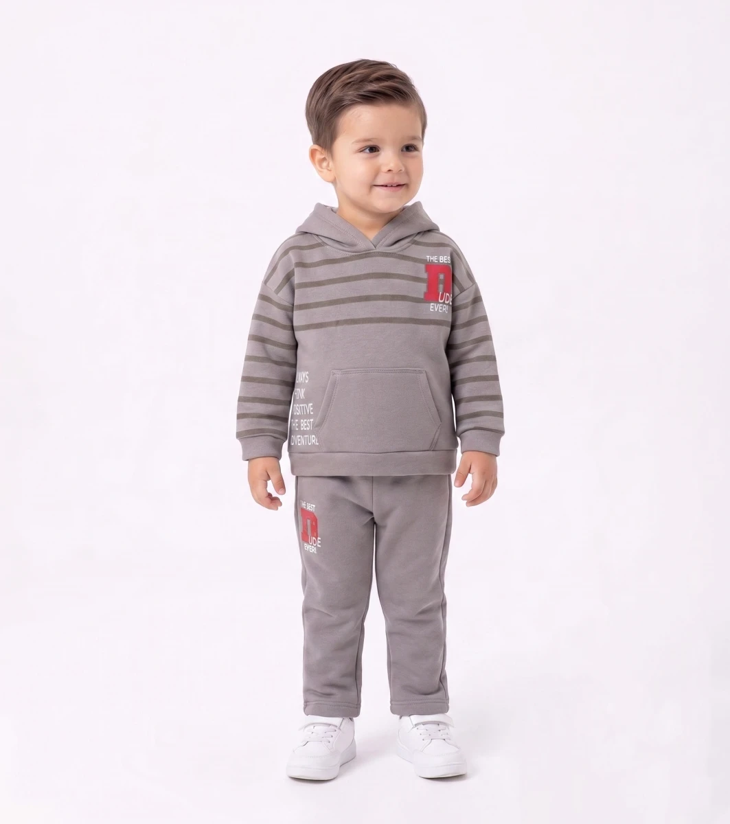  THE BEST DUDE BASKILI CEPLİ 3 İP ERKEK ÇOCUK TAKIM 57015