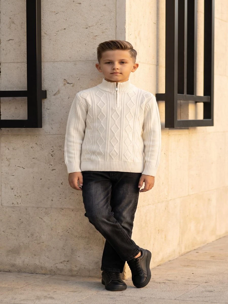 TRİKO KAZAKLI 2 Lİ ERKEK ÇOCUK TAKIM  7705