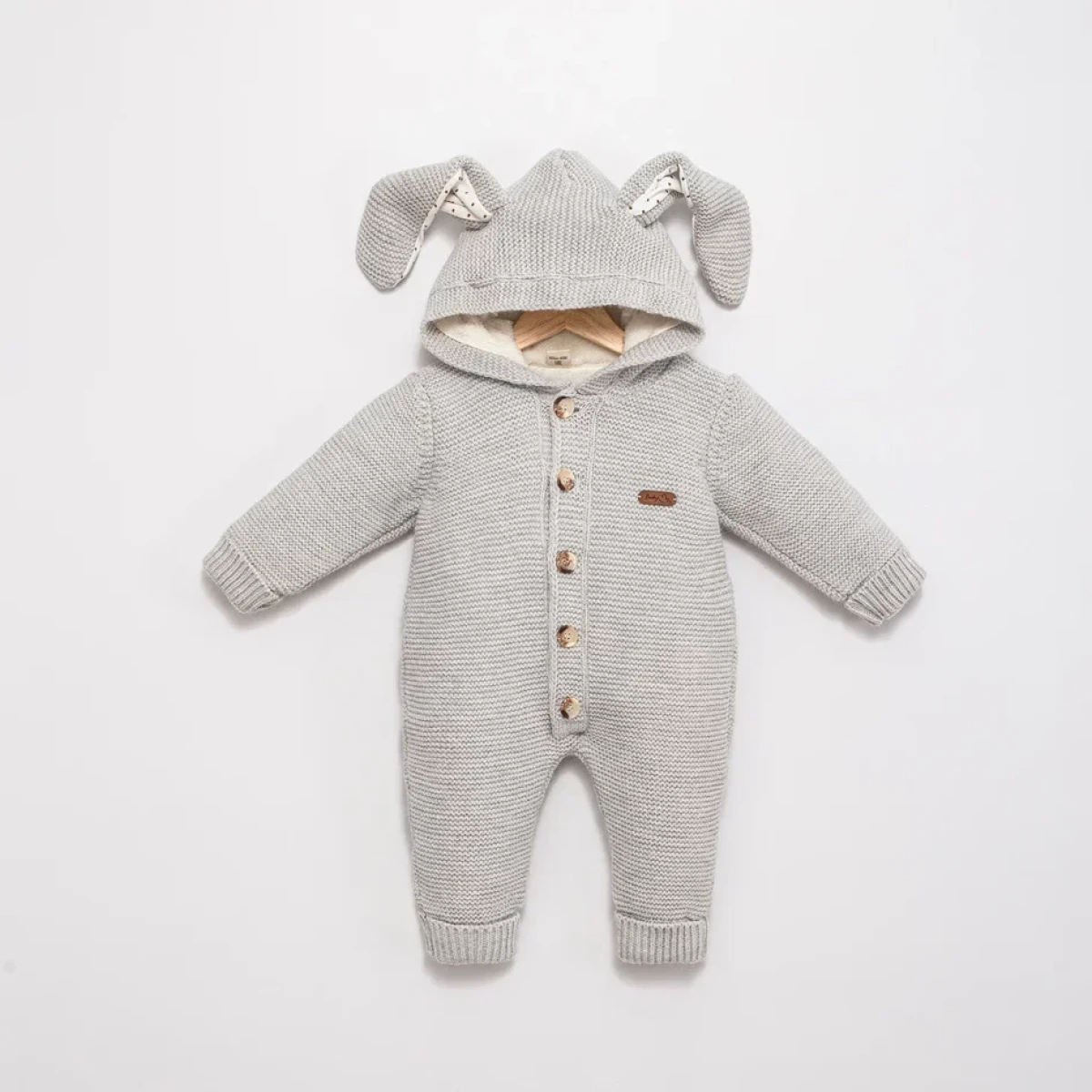  TRİKO WELSOFTLU KULAKLI BEBE TULUM 4175