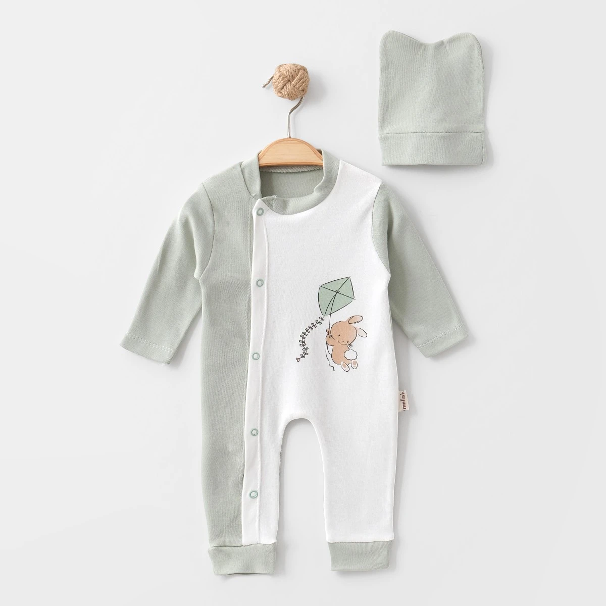 UÇURTMALI TAVŞAN UNISEX PENYE BEBE TULUM 4571