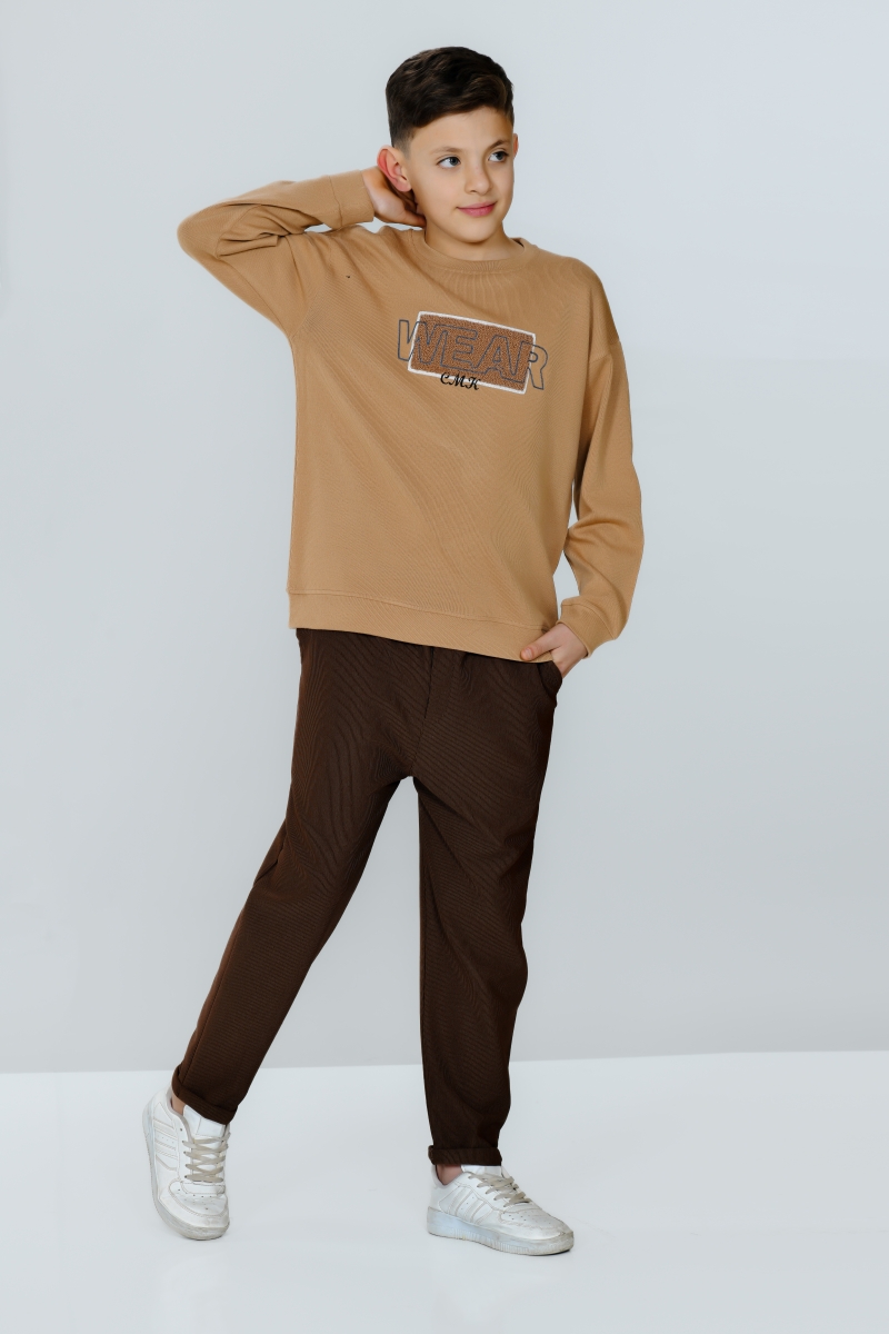 WEAR SÜZENE NAKIŞLI ERKEK ÇOCUK TAKIM 70255