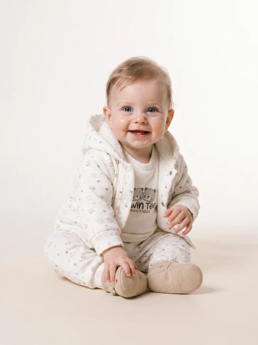 WELSOFT 3 LÜ UNISEX BEBE TAKIM 2045