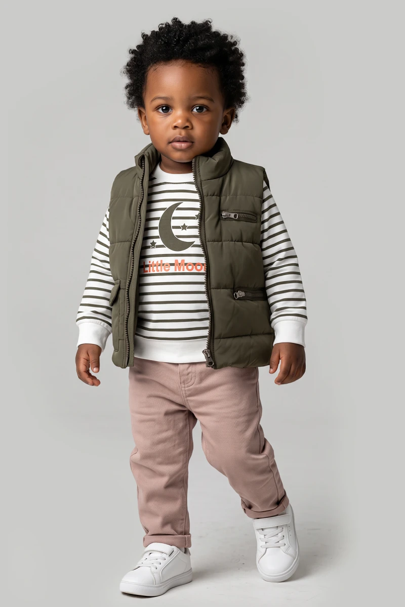 3-PIECE BABY BOY SUIT WITH VEST 16171