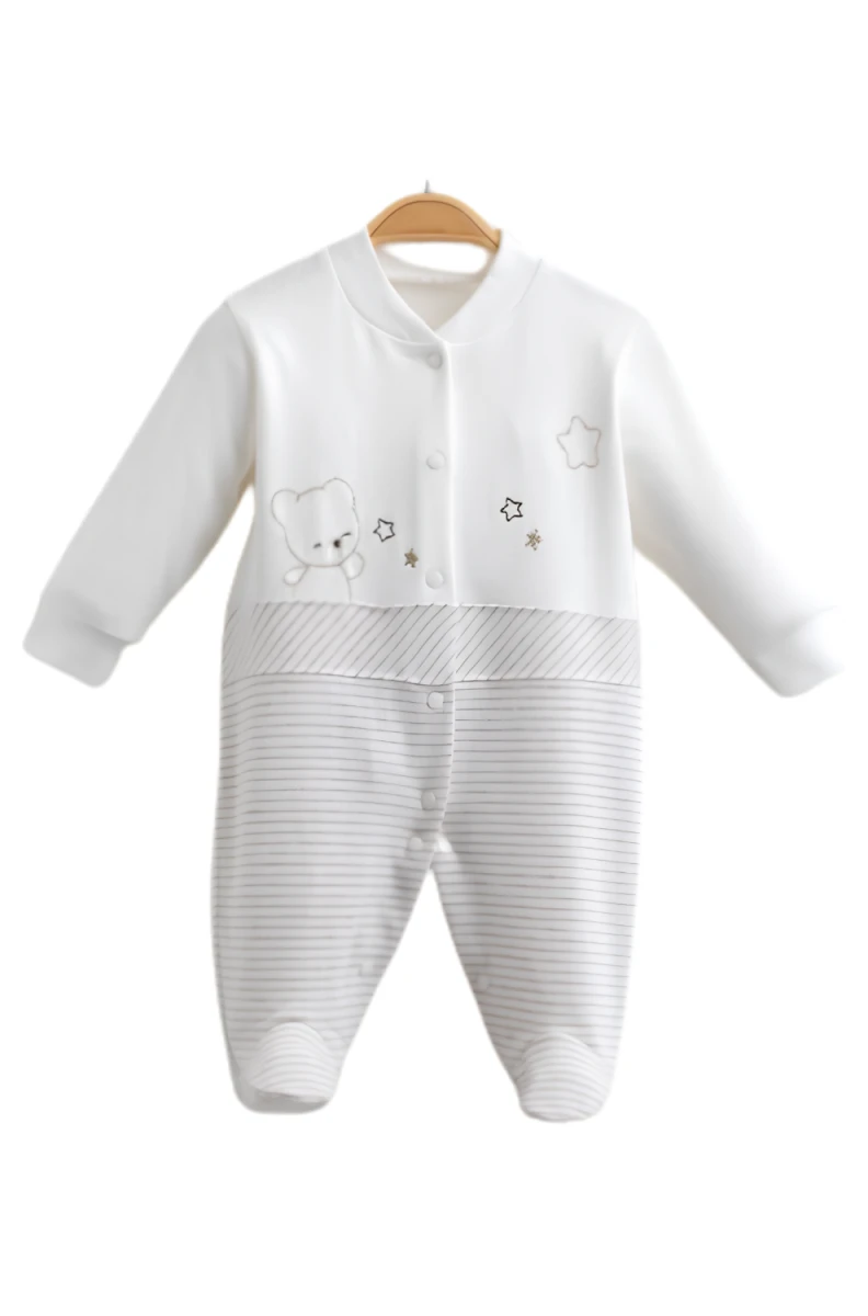 YILDIZ NAKIŞLI ERKEK BEBE PENYE TULUM 2437
