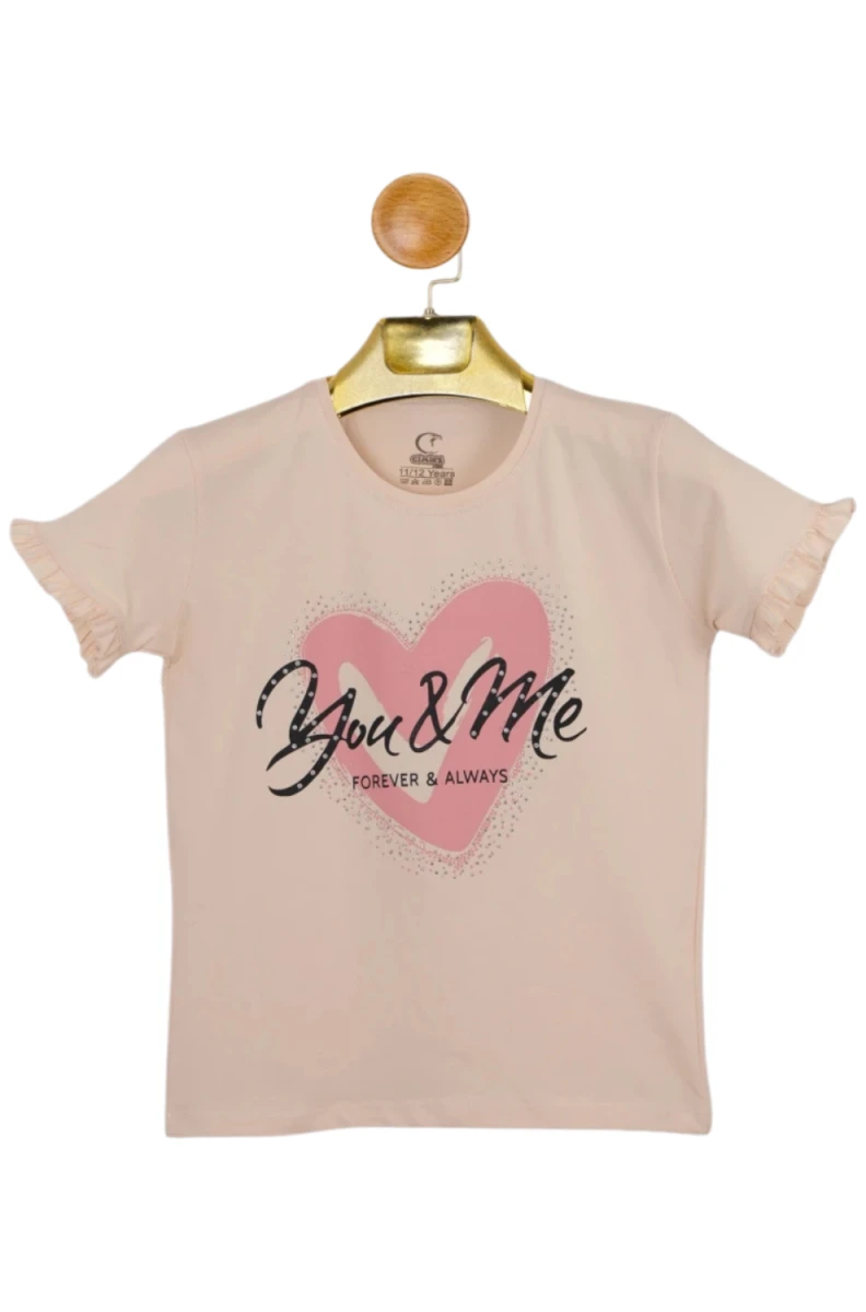 YOU ME TAŞ İŞLEMELİ KIZ ÇOCUK BADİ 0113