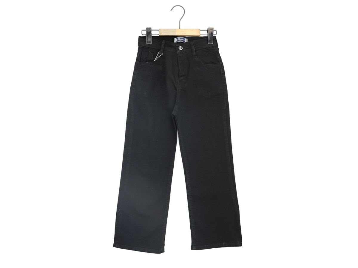 YÜKSEK BEL KIZ ÇOCUK KOT PANTOLON 6482