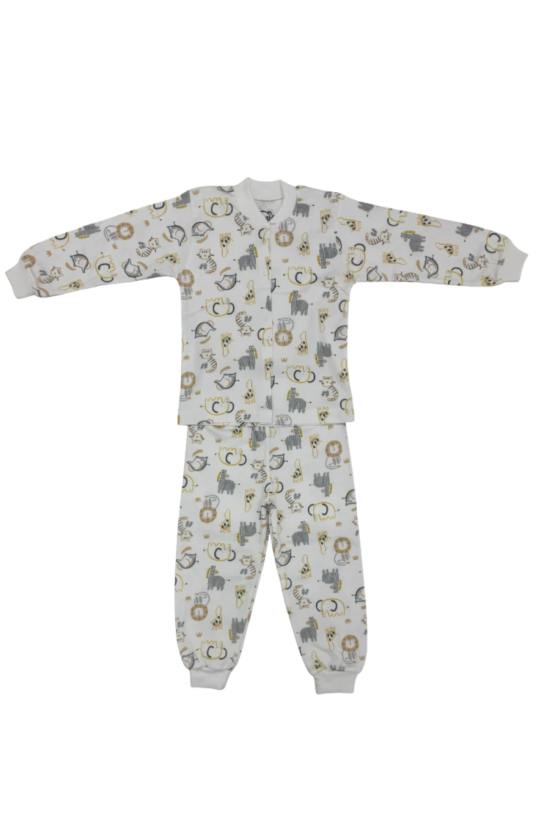 ZEBRA ASKILI ÇITÇITLI BEBE PİJAMA TAKIM 1457