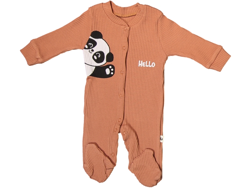HELLO PANDA BASKILI FİTİLLİ ÇITÇITLI  PATİKLİ TULUM