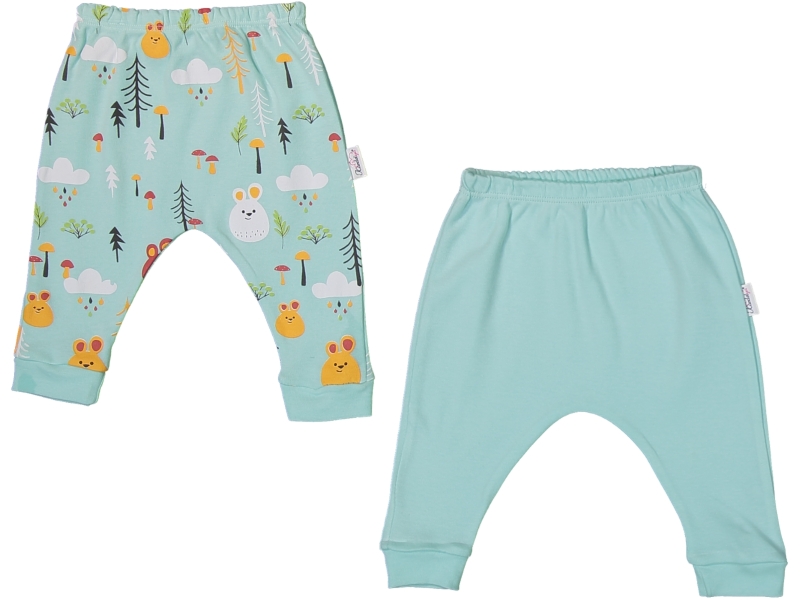 BULUTLU BASKILI 2'Lİ  TEK ALT PAÇALI