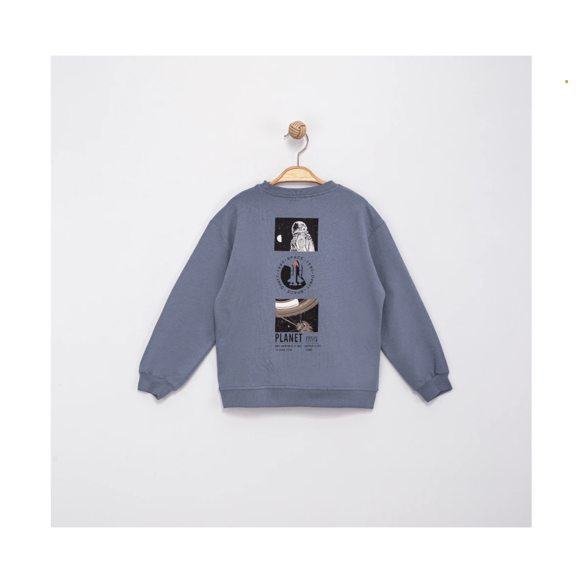 ROKET BASKILI 2 İP ERKEK ÇOCUK SWEAT 0375-3