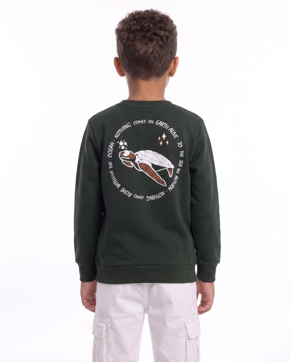 THE SEA BASKILI 3 İP ERKEK ÇOCUK SWEAT 4192