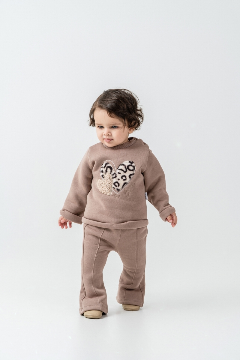 LEOPAR TEMALI HIRKALI 3 LÜ BEBE TAKIM 5229