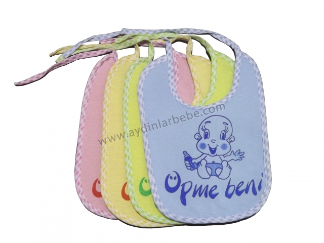 Öpme Beni Baskılı 12'li Bebe Önlük