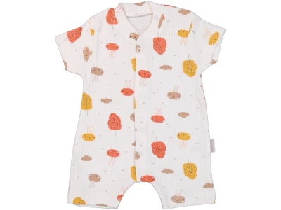 AĞAÇLI TAVŞAN BASKILI PENYE BEBE ŞORTLU TULUM 300046