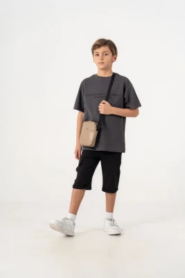 ALLTHOSE GOFRE  BASKILI JOGGER KAPRİLİ ERKEK ÇOCUK TAKIM 7186