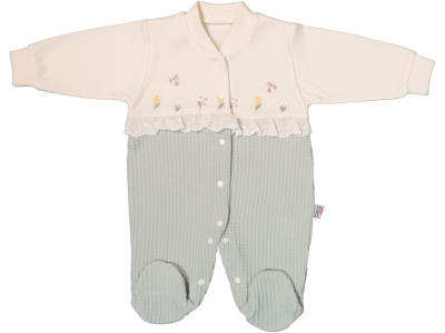  ARILI NAKIŞLI FIRFIRLI ÇITÇITLI PATİKLİ BEBE TULUM 