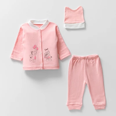 ARKADAŞIM AYICIK 3 LÜ PENYE UNISEX BEBE TAKIM 3260