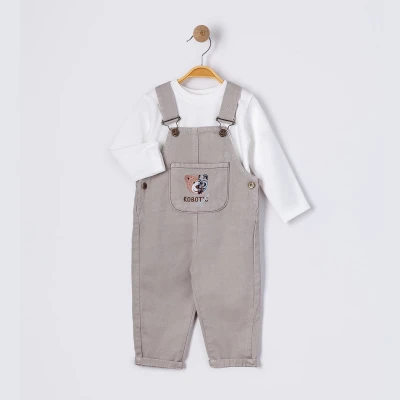  AYICIK NAKIŞLI BADİLİ ERKEK BEBE SALOPET 6351
