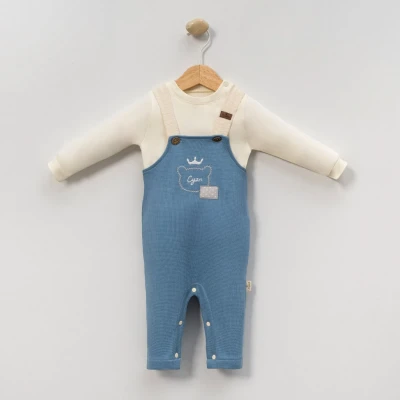 AYICIK NAKIŞLI ERKEK BEBE SLOPET 1135