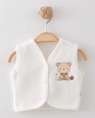 AYICIK NAKIŞLI PENYE BEBE YELEK 0220
