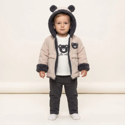 AYICIK WELSOFT MONTLU 3 LÜ ERKEK BEBE TAKIM 2711