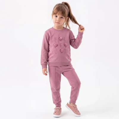 BASKILI PONPONLU İKİ İP KIZ ÇOCUK TAKIM 27943