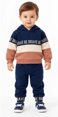 BE BRAVE BASKILI 3 İP ERKEK BEBE TAKIM 26930