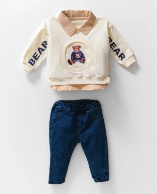 BEAR DENİM 2 Lİ ERKEK BEBE TAKIM 231179