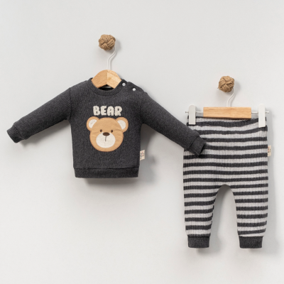 BEAR NAKIŞLI 2 Lİ ERKEK BEBE TAKIM 70174