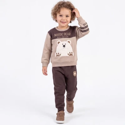 BEAR NAKIŞLI 3 İP ERKEK ÇOCUK TAKIM 57090