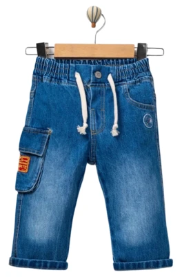 BENZİN BİDONLU ERKEK BEBE KOT PANTOLON 3981