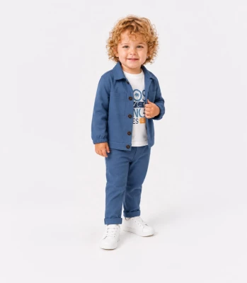 CEKETLİ 3 LÜ ERKEK BEBE TAKIM 3012