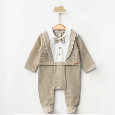 CEKETLİ PAPYONLU BEBE TULUM 7764