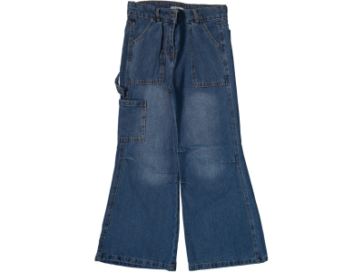 CEP PİLELİ  KIZ KOT PANTOLON 